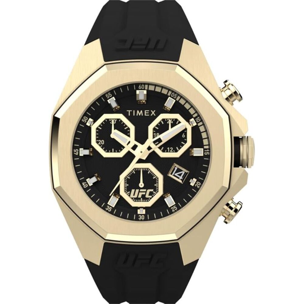 Timex UFC Pro Quartz Chronograph Silicone Mens Watch